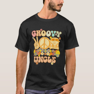 Groovy Uncle Retro Matching Family Baby Shower Fat T-Shirt