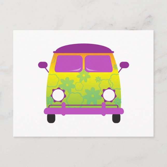 Groovy Van Postcard (Front)