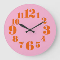 Groovy Vintage/Retro 1970s Orange and Pink