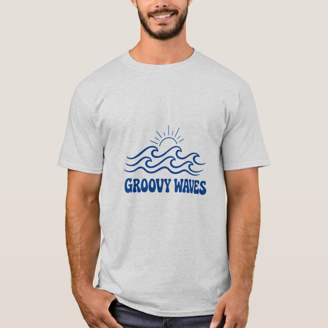 Groovy Waves T-Shirt  (Front)
