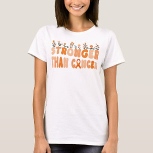 groovy wildflower stronger than kidney cancer T-Shirt