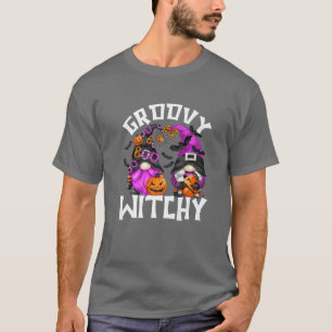 Groovy Witch Tee For Women - Cute Witchy Halloween