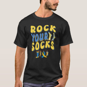 Groovy World Down Syndrome Day 2023 s Rock Your So T-Shirt