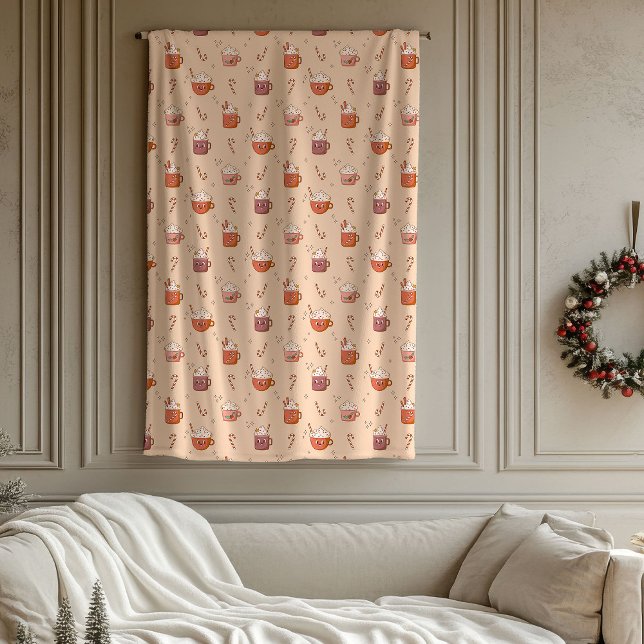 Groovy Xmas Blanket 70s Pastel Holiday Comfort (Groovy Xmas Blanket 70s Pastel Holiday Comfort)