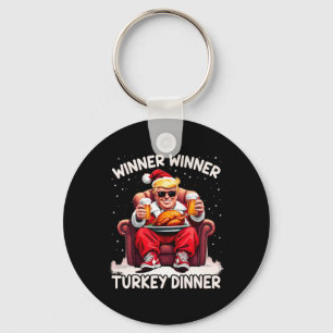 Groovy Xmas Trump Winner Winner Turkey Dinner Than Key Ring