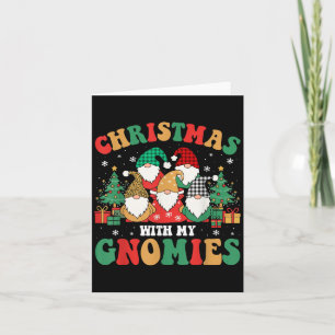 Groovy Xmas With My Gnomies Merry Christmas Buffal Card