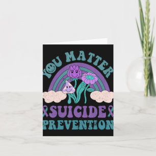 Groovy You 988 Suicide Prevention Awareness  Card