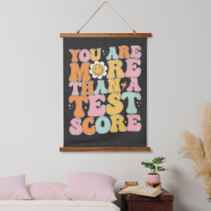 Groovy You Are More Than A Test Score Testing Day Hanging Tapestry