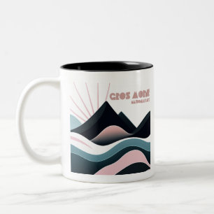 Gros Morne National Park Colored Hills Two-Tone Coffee Mug