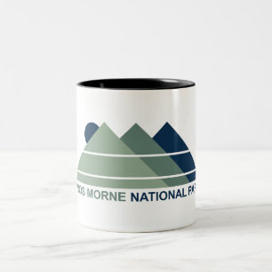 Gros Morne National Park Mountain Sun Two-Tone Coffee Mug