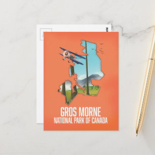 Gros Morne national park of canada map Postcard