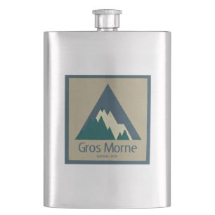 Gros Morne National Park Rustic Hip Flask