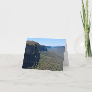 Grose Valley Landscape near Blackheath Thank You Card