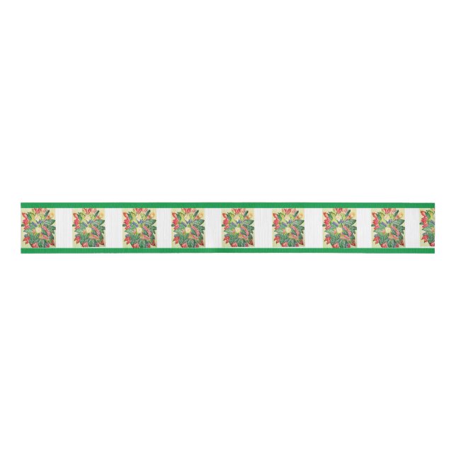 Grosgrain Ribbon Basket without Handle (Front)