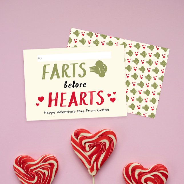 Gross Boy Farts Before Hearts Classroom Valentine (Creator Uploaded)