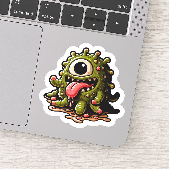 Gross slimy Monster Sticker  (Detail)