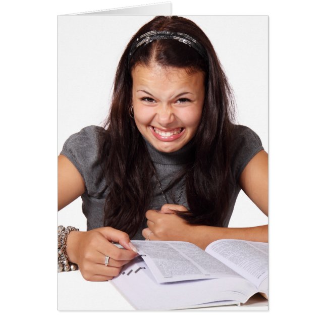 Gross words any-occasion pre-written card (Front)