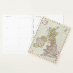 Grossbritannien, Irland - Map of UK, Ireland Planner