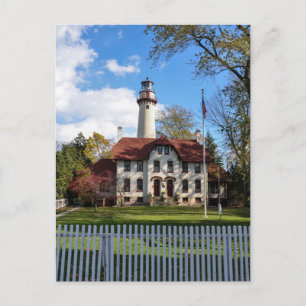 Grosse Point Lighthouse in Evanston, IL Postcard