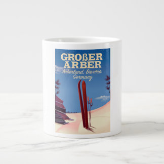 Großer Arber, Arberland, Bavarian German ski Large Coffee Mug