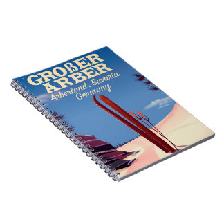 Großer Arber, Arberland, Bavarian German ski Notebook