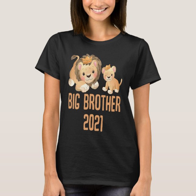 Großer Bruder 2021 Big Brother Neues Kind Sibling T-Shirt (Front)