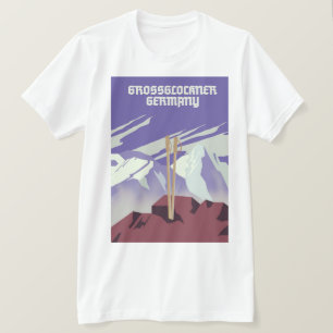 Grossglockner Germany mountain poster. T-Shirt
