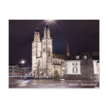 Grossmunster church in Zurich