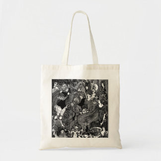 Grotesque Cave of Spleen, by Aubrey Beardsley Tote Bag