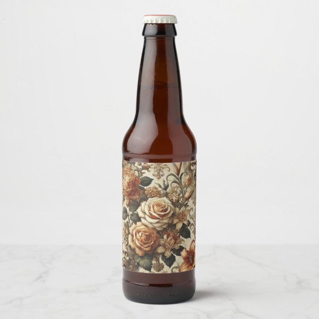Grotesque Elegance – Gothic Victorian  Beer Bottle Label (Front)