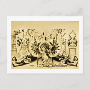 Grotesque Gyrations by Gifted Eccentriques 1900 Postcard