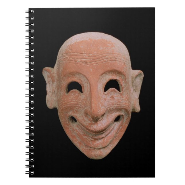 Grotesque mask, from Motya, 6th century BC (terrac Notebook (Front)