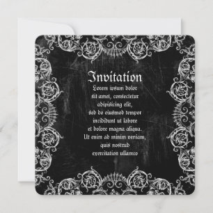 Grotesquerie Heart Invitation