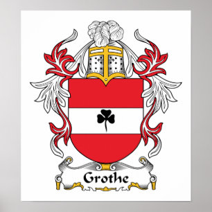 Grothe Family Crest Poster