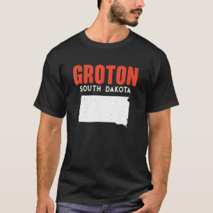 Groton South Dakota USA State America Travel South T-Shirt