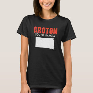 Groton South Dakota USA State America Travel South T-Shirt
