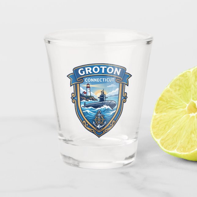 Groton USA Shot Glass (Front)