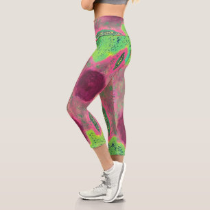 Grotto Chaotica Capri Leggings