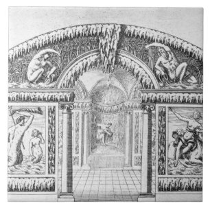 Grotto design from 'The Gardens of Wilton', publis Tile