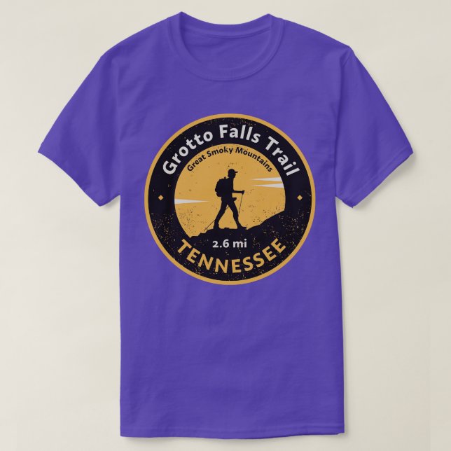 Grotto Falls Trail Tennessee T-Shirt (Design Front)