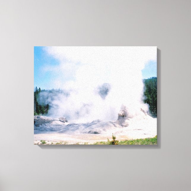 Grotto Geyser Canvas Print (Front)