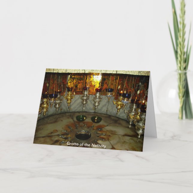 Grotto of the Nativity Holiday Card (Front)