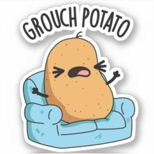 Grouch Potato Funny Veggie Puns 