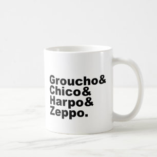 Groucho & Chico & Harpo & Zeppo Coffee Mug