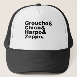 Groucho & Chico & Harpo & Zeppo Trucker Hat