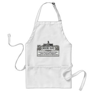 Groucho Marx on Politics Standard Apron