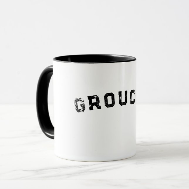 Grouchy Mood Funny Quote Gift Mug (Front Left)