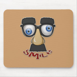 grouchy smile mouse mat