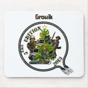 Grouik Christmas Lan mouse Mat