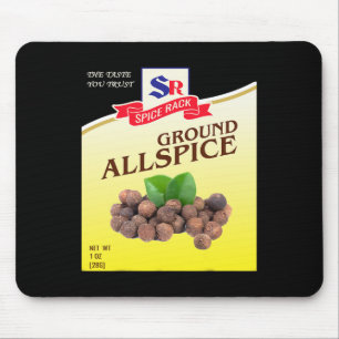 Ground Allspice Halloween Costume Unique Fun Foodi Mouse Mat